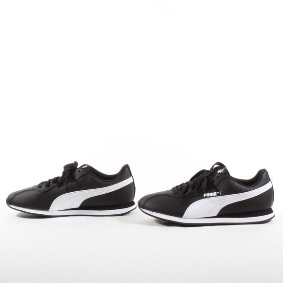 Puma Mens Turin II Shoes Everyday Sneakers BLK NEW - Picture 6 of 8
